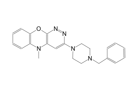 5H-pyridazino[3,4-b][1,4]benzoxazine, 5-methyl-3-[4-(phenylmethyl)-1-piperazinyl]-