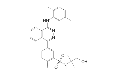 5-[4-(2,5-dimethylanilino)-1-phthalazinyl]-N-(2-hydroxy-1,1-dimethylethyl)-2-methylbenzenesulfonamide
