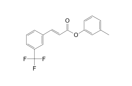 Trans-3-trifluoromethylcinnamic acid, 3-methylphenyl ester