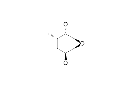 AMPELOMIN_B;(1-S*,2-S*,3-R*,4-S*,5-S*)-2,3-EPOXY-5-METHYLCYCLOHEXANE-1,4-DIOL