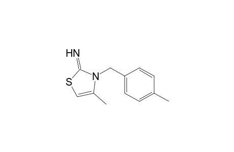 4-Methyl-3-(p-tolylmethyl)thiazol-2-imine