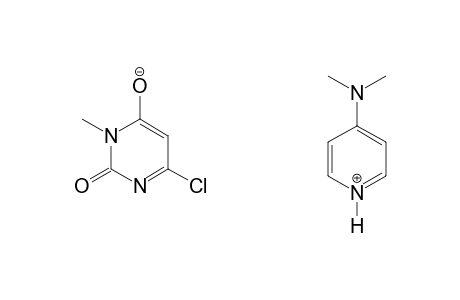 4-(Dimethylamino)pyrimidinumm 6-Chloro-3-methyl-2,4-(1H,3H)-pyridinedionate