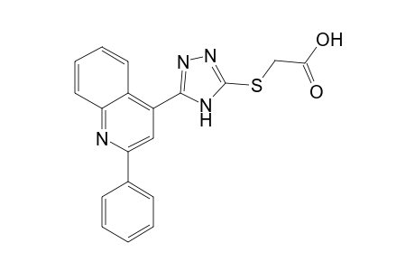 [[5-(2-Phenylquinolin-4-yl)-4H-[1,2,4]triazol-3-ylsulfanyl]acetic acid