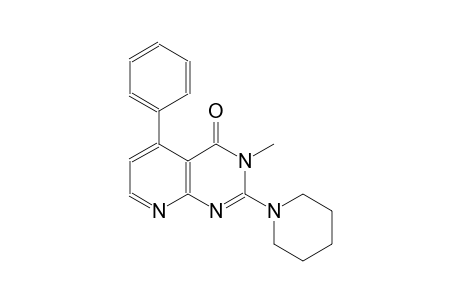 pyrido[2,3-d]pyrimidin-4(3H)-one, 3-methyl-5-phenyl-2-(1-piperidinyl)-