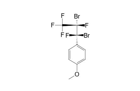 THREO-1-(PARA-METHOXYPHENYL)-1,2-DIBROMO-1,2,3,3,3-PENTAFLUOROPROPANE