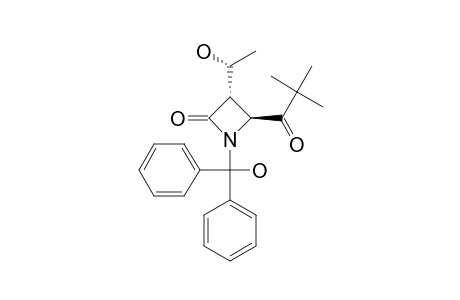 (1'R,3S,4S)-1-DIPHENYLHYDROXYMETHYL-3-(1-HYDROXYETHYL)-4-(TERT.-BUTYLCARBONYL)-AZETIDIN-2-ONE
