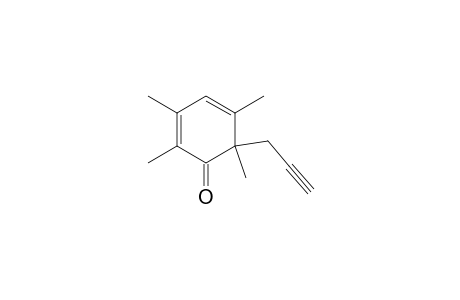 2,4-Cyclohexadien-1-one, 2,3,5,6-tetramethyl-6-(2-propynyl)-