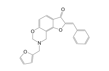 7H-furo[2,3-f][1,3]benzoxazin-3(2H)-one, 8-(2-furanylmethyl)-8,9-dihydro-2-(phenylmethylene)-, (2Z)-