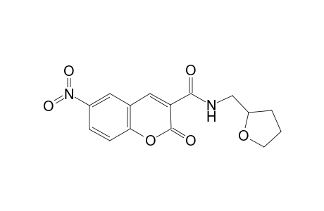 6-Nitro-2-oxo-2H-chromene-3-carboxylic acid (tetrahydro-furan-2-ylmethyl)-amide