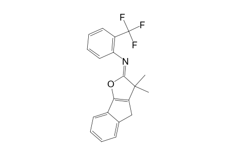 2-TRIFLUOROMETHYL-N-(3,3-DIMETHYL-3,4-DIHYDRO-2H-INDENO-[1,2-B]-FURAN-2-YLIDENE)-BENZENAMINE