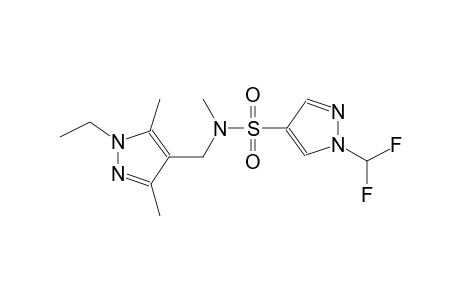 1H-pyrazole-4-sulfonamide, 1-(difluoromethyl)-N-[(1-ethyl-3,5-dimethyl-1H-pyrazol-4-yl)methyl]-N-methyl-