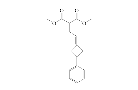 Dimethyl [2'-(3"-phenylcyclobutylidene)ethyl]malonate
