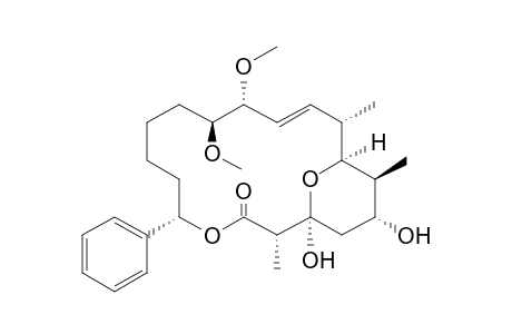 (1S,2S,3E,5R,6S,11S,14S,15S,17R,18S)-15,17-dihydroxy-5,6-dimethoxy-2,14,18-trimethyl-11-phenyl-12,19-dioxabicyclo[13.3.1]nonadec-3-en-13-one