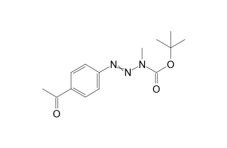 1-(4-acetylphenyl)-3-tert-butoxycarbonyl-3-methyltriazene