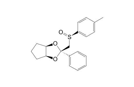 (1S,3S,5R)-3-exo-Phenyl-3-endo-(p-tolylsulfinyl)methyl-2,4-dioxa-cis-bicyclo[3.3.0]octane