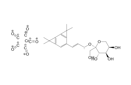 Pentacarbonyl-[2,3 : 4,5-bis(Isopropylidene)-.beta.-D-fructopyranosyloxy(styryl)carbene]-chromium