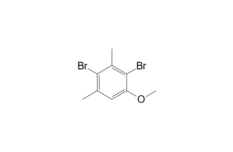 2,4-bis(bromanyl)-1-methoxy-3,5-dimethyl-benzene