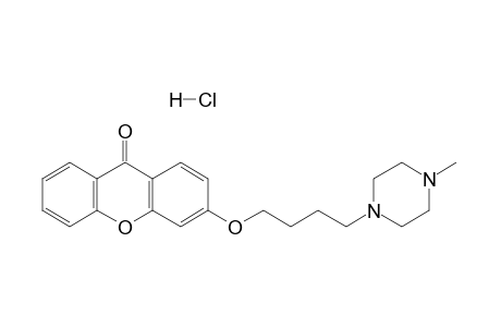 3-(4-(4-Methylpiperazino)butoxy)xanthone hydrochloride