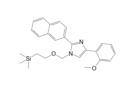 4-(2-Methoxyphenyl)-2-(2-naphthyl)-1-{[2-(1,1,1-trimethylsilyl)ethoxy]methyl}-1H-imidazole
