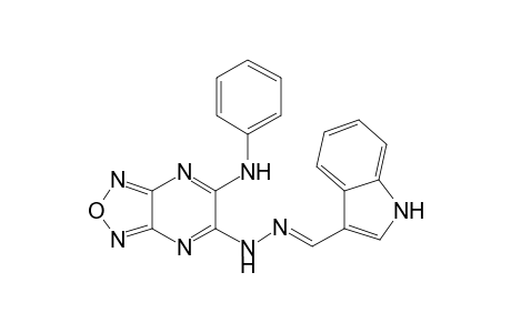 1H-indole-3-carbaldehyde (6-anilino[1,2,5]oxadiazolo[3,4-b]pyrazin-5-yl)hydrazone