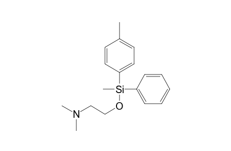 Ethanamine, N,N-dimethyl-2-[[methyl(4-methylphenyl)phenylsilyl]oxy]-
