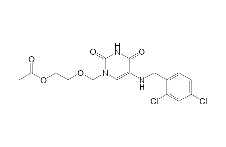 1-(2'-Acetoxyethoxymethyl)-5-(2,4-dichlorobenzylamino)uracil