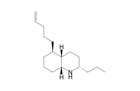 (2S,4aS,5R,8aR)-2-Propyl-5-(4'-pentenyl)-decahydroquinoline