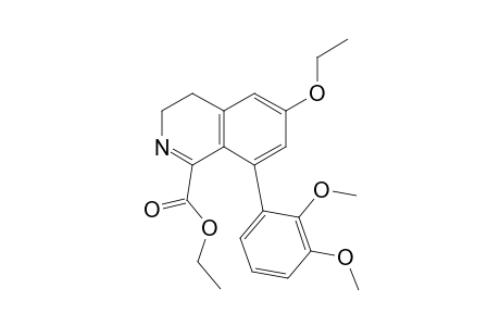 Ethyl 8-(2,3-dimethoxyphenyl)-6-ethoxy-3,4-dihydro-1-isoquinolinecarboxylate