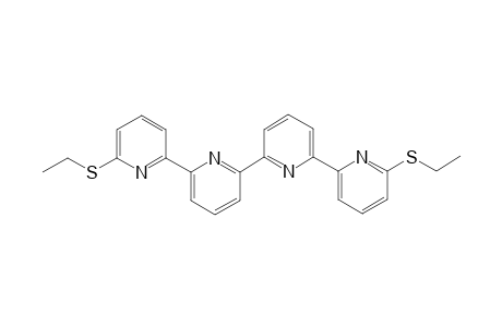 6,6'"-Bis(ethylthio)-2,2':6',2":6",2"'-quterpyridine