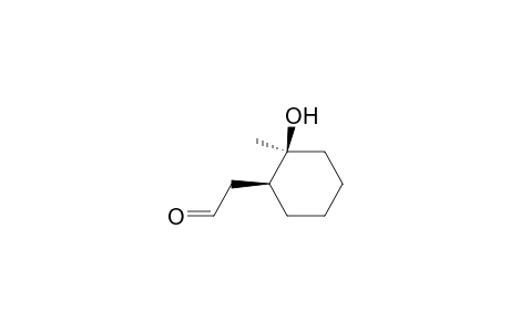 Cyclohexaneacetaldehyde, 2-hydroxy-2-methyl-, trans-(.+-.)-