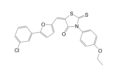 4-thiazolidinone, 5-[[5-(3-chlorophenyl)-2-furanyl]methylene]-3-(4-ethoxyphenyl)-2-thioxo-, (5E)-