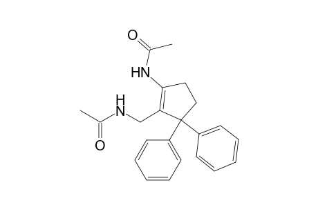 1-Acetylamino-2-(acetylamino)methyl-3,3-diphenylcyclopentene