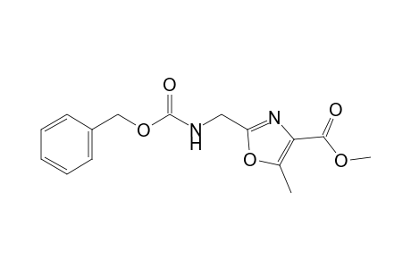 Methyl 2-({[(benzyloxy)carbonyl]amino}methyl)-5-methyl-1,3-oxazole-4-carboxylate