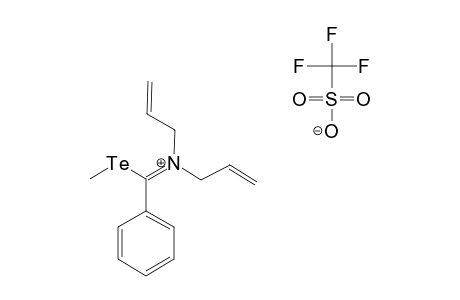 DI-2-PROPENYL-N-(1-METHYLTELLURENYL-1-PHENYLMETHYLIDENE)-AMINIUM-TRIFLUOROMETHANESULFONATE