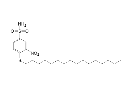4-(Hexadecylthio)-3-nitrobenzenesulfonamide
