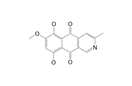 BOSTRYCOIDIN;5,8-DIHYDROXY-6-METHOXY-3-METHYL-2-AZA-9,10-ANTHRAQUINONE