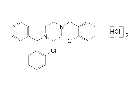 1-(o-chlorobenzyl)-4-(o-chloro-alpha-phenylbenzyl)piperazine, dihydrochloride
