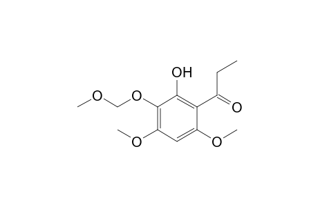 1-(2-Hydroxy-4,6-dimethoxy-3-methoxymethoxyphenyl)propan-1-one
