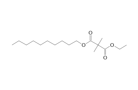 Dimethylmalonic acid, decyl ethyl ester