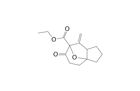 Ethyl 6-methylene-8-oxo-11-oxatricyclo[5.3.1.0(1,5)]undecane-7-carboxylate