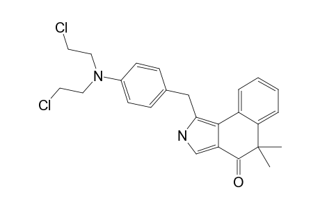 1-[4-[BIS-(2-CHLOROETHYL)-AMINO]-BENZYL]-5,5-DIMETHYL-2,5-DIHYDRO-4H-BENZO-[E]-ISOINDOL-4-ONE