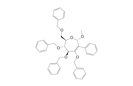 METHYL-2-DEOXY-2-C-PHENYL-3,4,5,7-TETRA-O-BENZYL-ALPHA-D-ARABINO-HEPT-2-ENO-SEPTANOSIDE