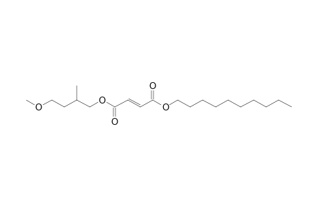 Fumaric acid, decyl 2-methyl-4-methoxybutyl ester