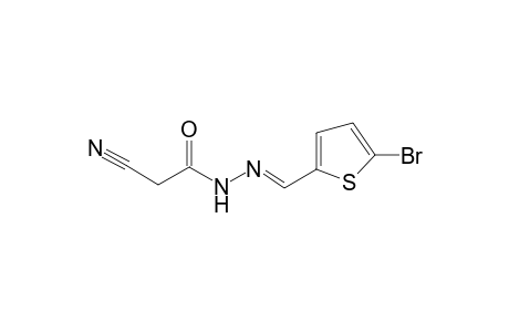 Cyanoacetic acid, (5-bromothiophen-2-ylmethylene)hydrazide