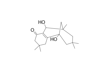 5,9-Methanobenzocycloocten-1(2H)-one, 3,4,5,6,7,8,9,10-octahydro-5,10-dihydroxy-3,3,7,7,9-pentamethyl-