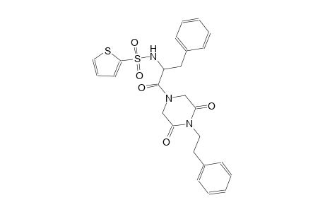 2-thiophenesulfonamide, N-[2-[3,5-dioxo-4-(2-phenylethyl)-1-piperazinyl]-2-oxo-1-(phenylmethyl)ethyl]-
