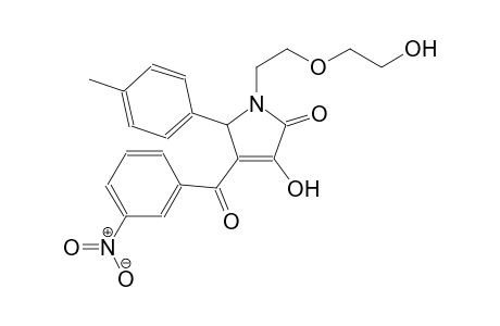 3-hydroxy-1-[2-(2-hydroxyethoxy)ethyl]-5-(4-methylphenyl)-4-(3-nitrobenzoyl)-1,5-dihydro-2H-pyrrol-2-one