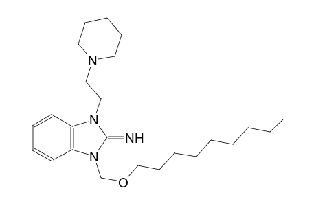 1-[(nonyloxy)methyl]-3-[2-(1-piperidinyl)ethyl]-1,3-dihydro-2H-benzimidazol-2-imine