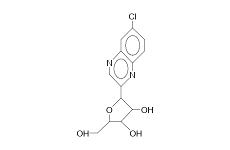 6-Chloro-2-(B-D-ribofuranosyl)-quinoxaline