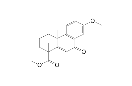 7-Methoxy-1,4a-dimethyl-9-oxo-1,2,3,4,4a,9-hexahydrophenanthrene-1-carboxylic acid, methyl ester